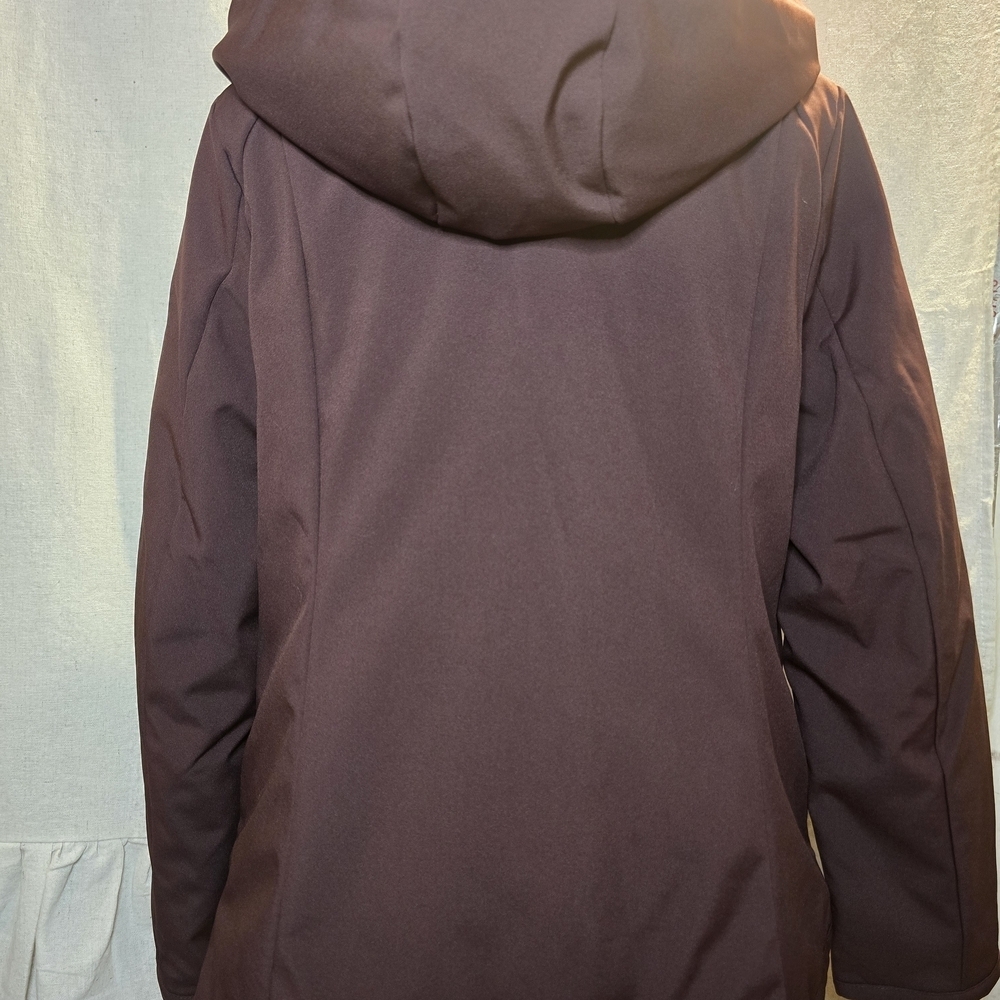 Cole Haan Women's Dark Brown Jacket with Pink Lining - Picture 2 of 9
